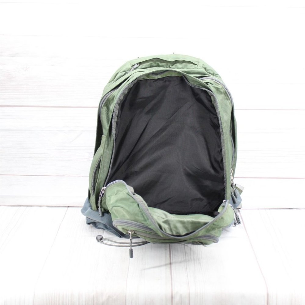 LL Bean Unisex Adult Hunter Green 42L Capacity Hiking College School Backpack - Picture 6 of 10